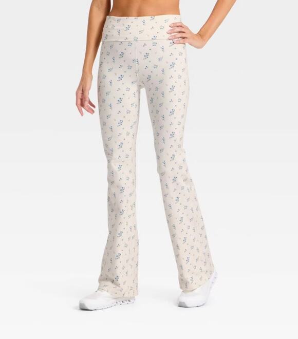 all in motion Pants - All in Motion white floral workout pants